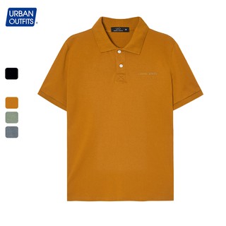 Áo Thun Cổ Bẻ Nam Nữ URBAN OUTFITS In Cao Nổi PLR02 Kiểu Form Suông Tay Ngắn Hàn Quốc Cotton 4 Chiều Local Brand