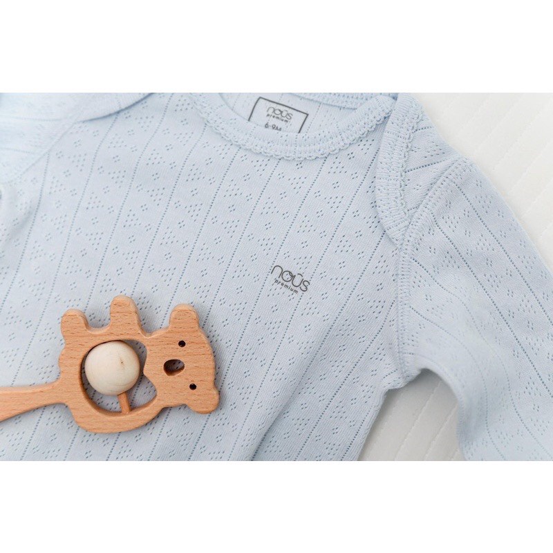 Nous 2022 - Sét Bodysuit dài tay cho bé trai, bé gái vải Premium