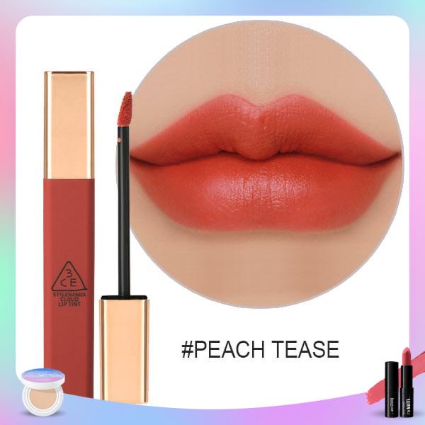 Son Kem 3ce Cloud Lip Tint  Peach Tease- cam san hô