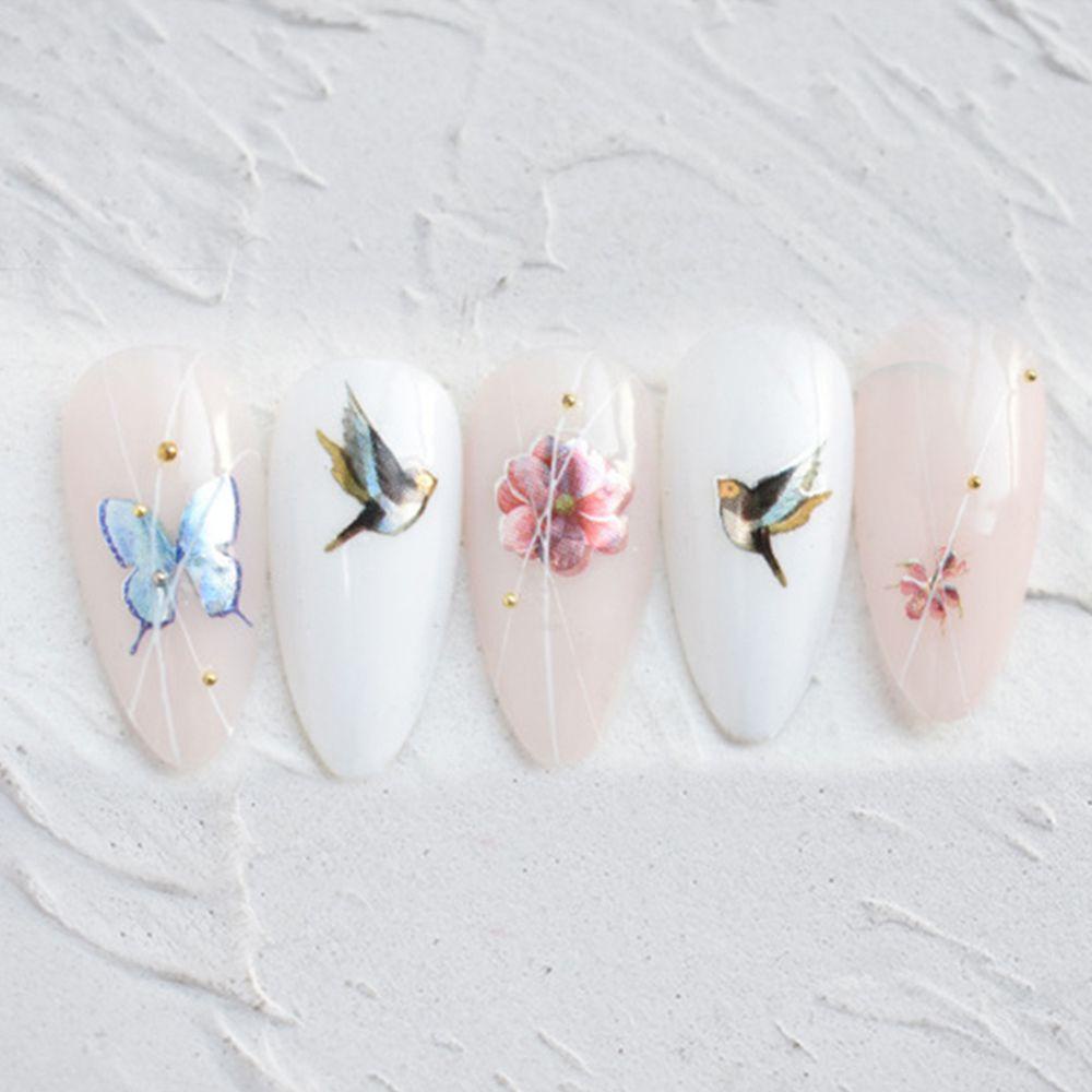 Miếng Dán Trang Trí Móng Tay Tự Dính Họa Tiết Thế Giới Đại Dương