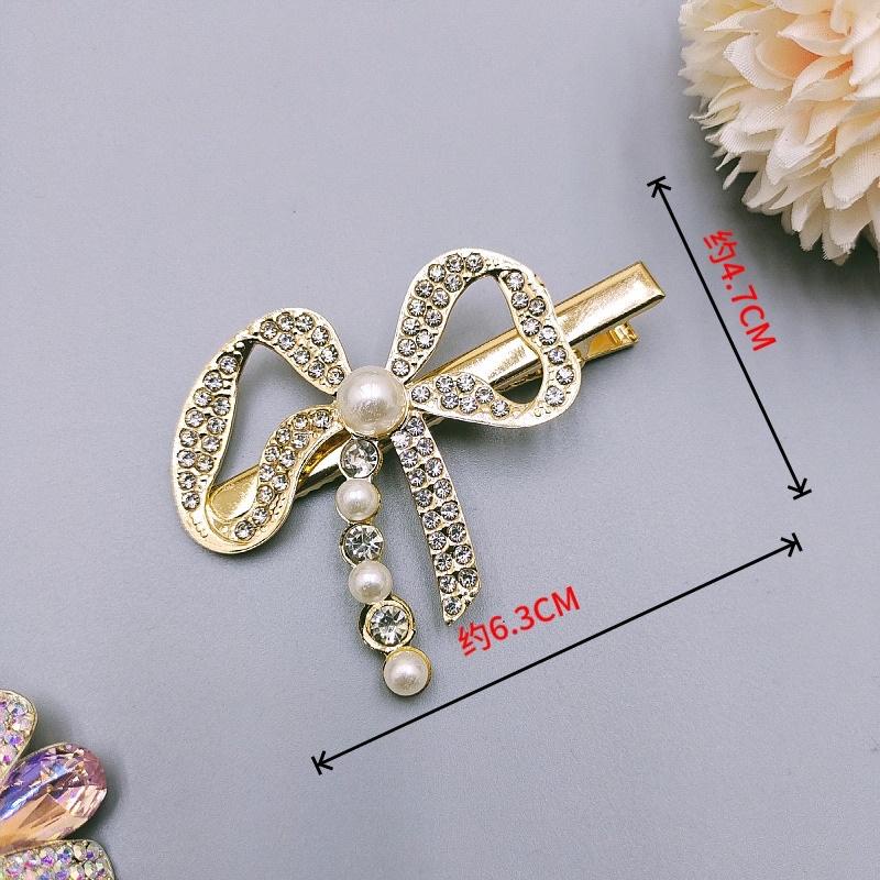 Sét 7 kẹp tóc đính đá lấp lánh nơ và hoa phong cách Hàn quốc