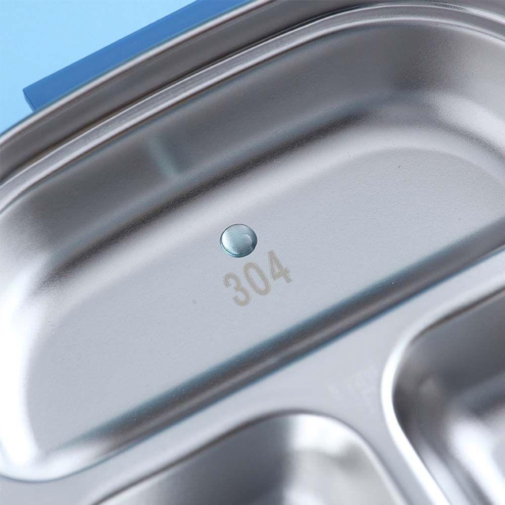 Hộp Đựng Cơm Trưa Bằng Thép Không Gỉ Kèm Muỗng Tiện Dụng Cho Học Sinh