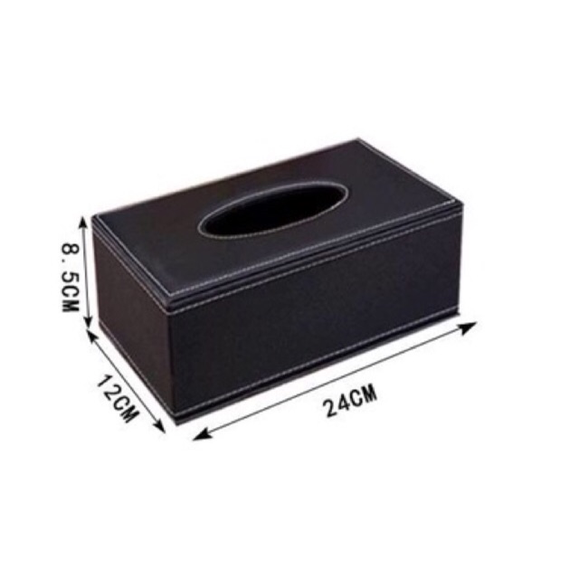 Hộp đựng khăn giấy Da Cao Cấp (Cỡ lớn)