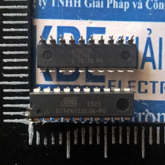 1 con IC ATTINY2313A DIP-20 vi điều khiển AVR KDE1388