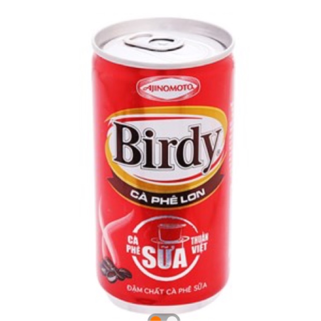 Cà phê sữa Birdy lon 170ml