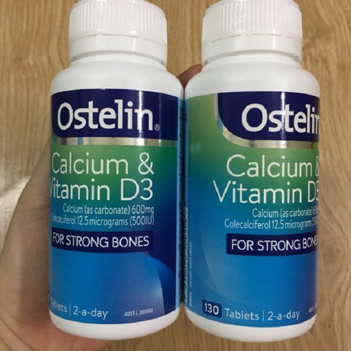 Ostelin Vitamin D & Calcium – Bổ sung canxi cho bà bầu của Úc 130 viên Giá Sỉ