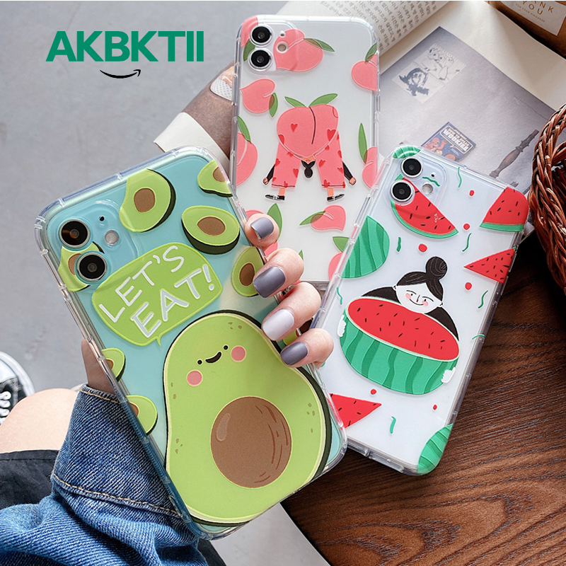 Ốp Lưng Tpu Cứng Chống Sốc In Họa Tiết Trái Cây Cho Iphone 12 Pro Max 11 Pro Max Xr Xs Max 8 7 Plus | BigBuy360 - bigbuy360.vn