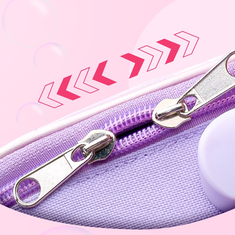 Túi Đựng Bút Hai Lớp Có Khóa Mật Khẩu Dễ Thương Cho Học Sinh Tiểu Học