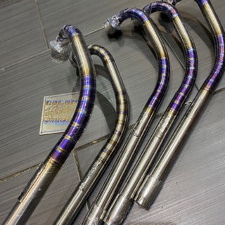 Cổ pô titan Ex 2010 họng theo hãng