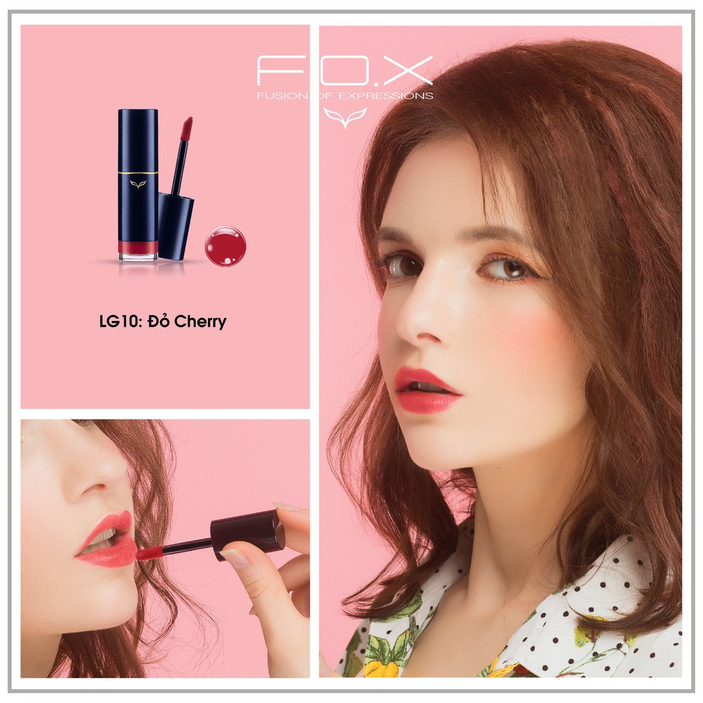 Son Tint F.O.X Hydrating Lip Polish 7ml .#10 Lady Danger