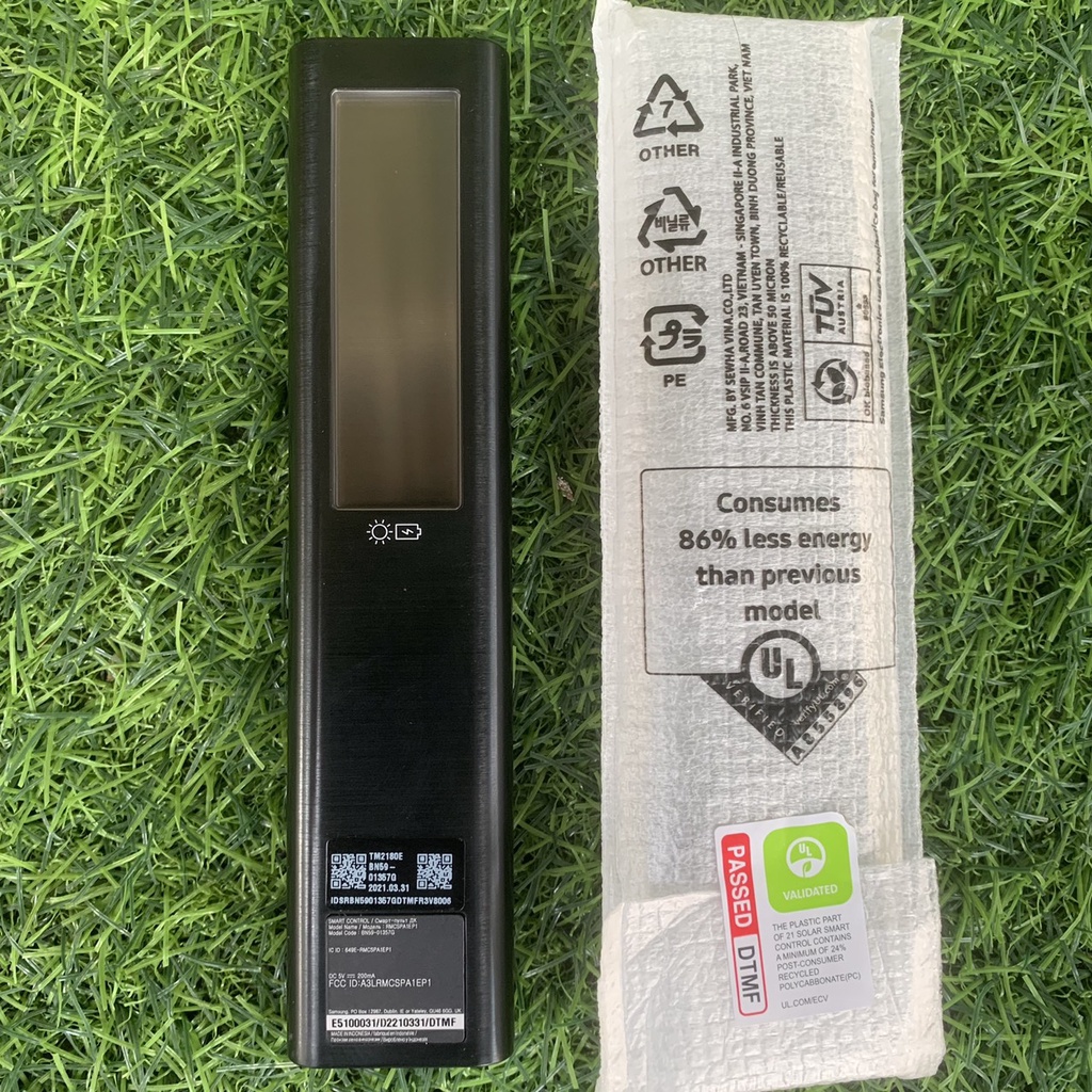 Điều khiển tivi Samsung giọng nói Qled năng lượng mặt trời qled 2021 Hàng chính hãng  remote tivi samsung