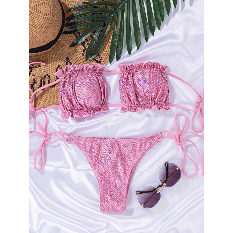 set bikini hồng siêu xinh