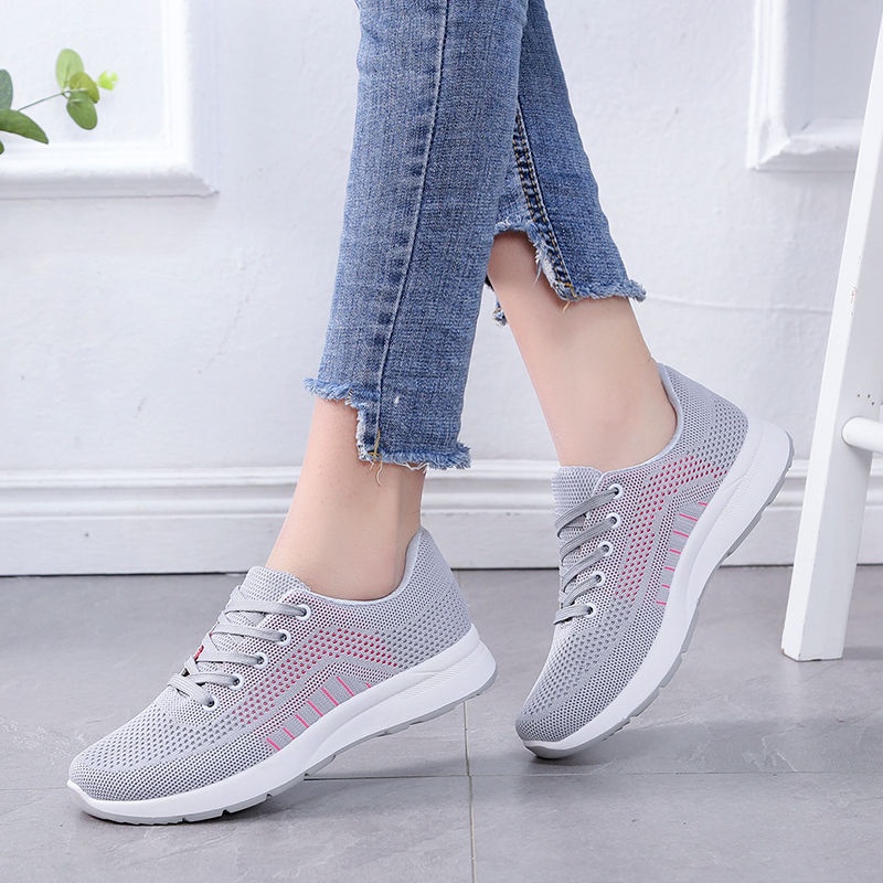 Giày thể thao nữ đẹp màu trắng phối giày Bata đế thấp chính hãng bAimée & bAmor-MS0963I89P