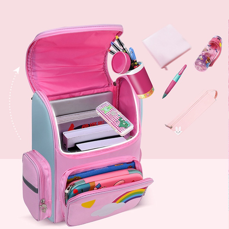 Ba Lô Đi Học Họa Tiết Kỳ Lân Xinh Xắn Dành Cho Bé Akkku