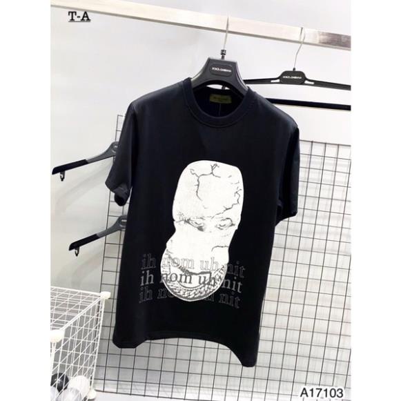 Áo Phông Nam uho nit hình in - Áo Thun Cổ Tròn uho nit Cao Cấp