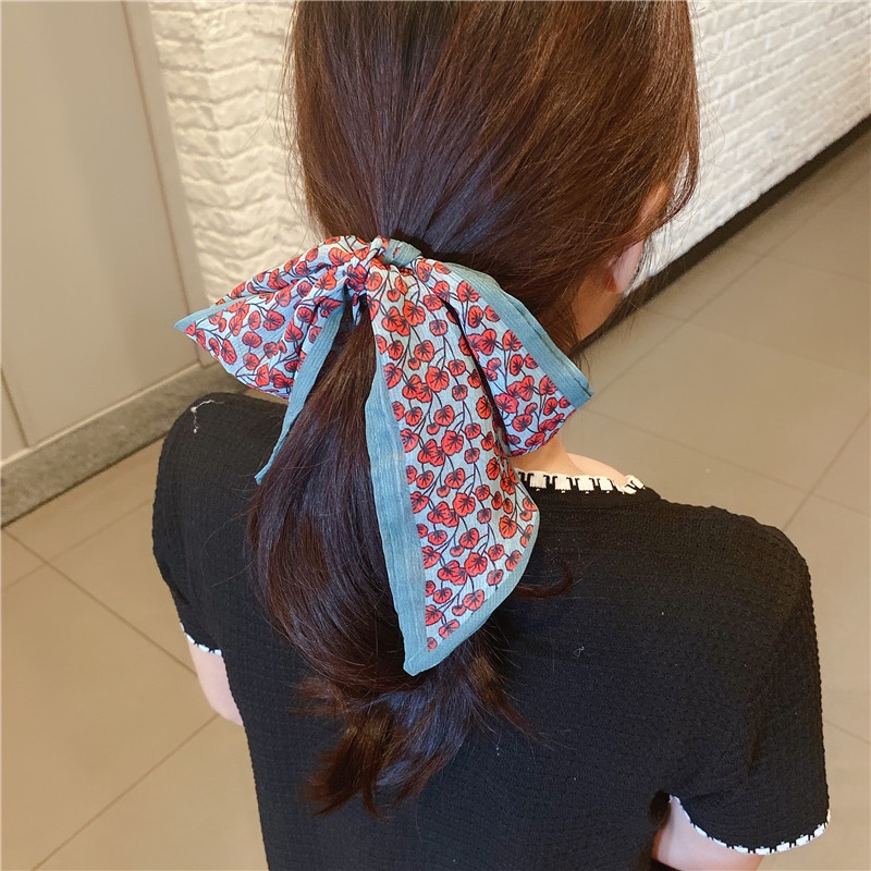 Khăn quàng cổ kiêm dây buộc tóc vintage Hàn Quốc⚡️ 𝐅𝐑𝐄𝐄 𝐒𝐇𝐈𝐏 ⚡️ Sự lựa chọn cho cô nàng Trendy - Mã TB2