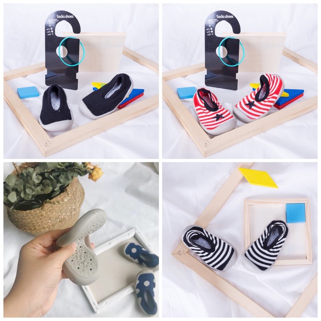 XẢ KHO Giày bún tất cho bé Socks Shoes