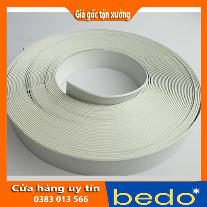 Gáy uốn  chữ nổi, có gờ, màu trắng - cuộn dài 50m