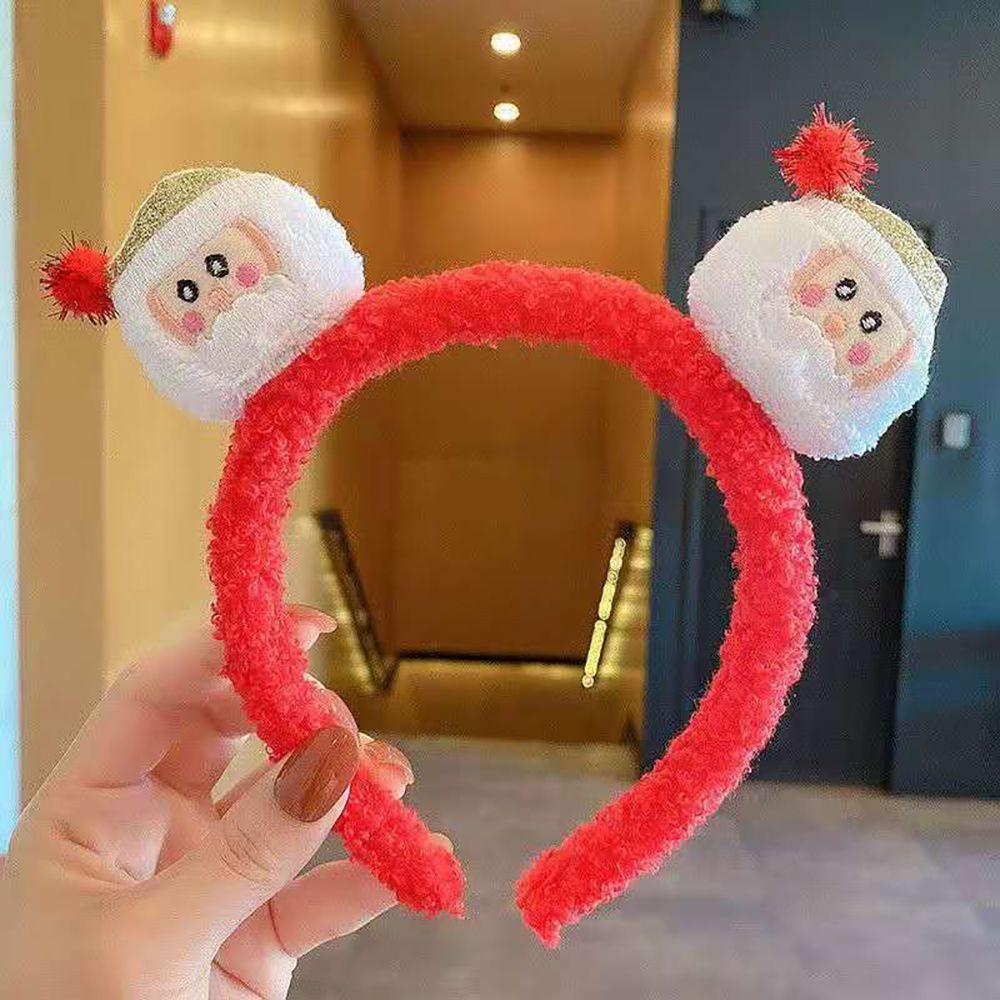 Băng Đô Cài Tóc Họa Tiết Giáng Sinh Hoạt Hình Cho Nữ