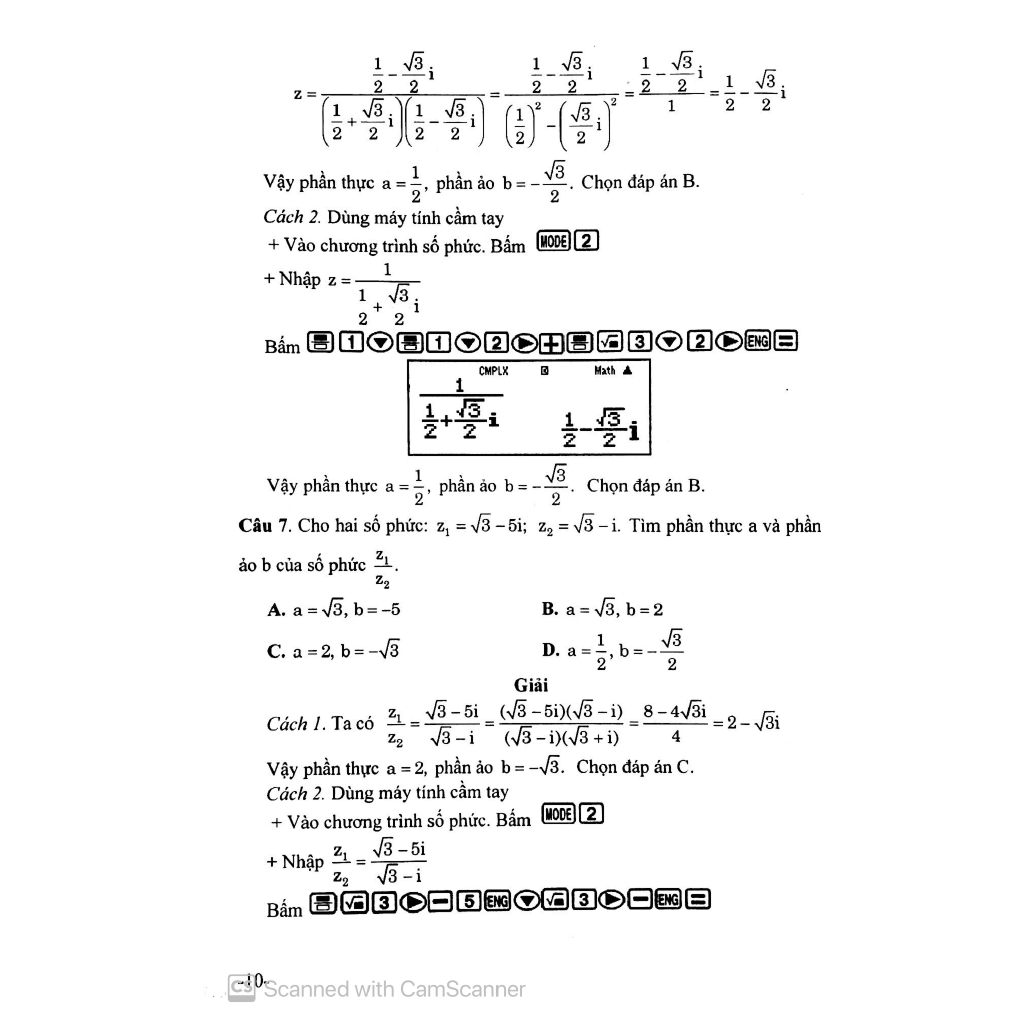 Sách - Sử Dụng Máy Tính Cầm Tay Để Giải Toán Phức Số