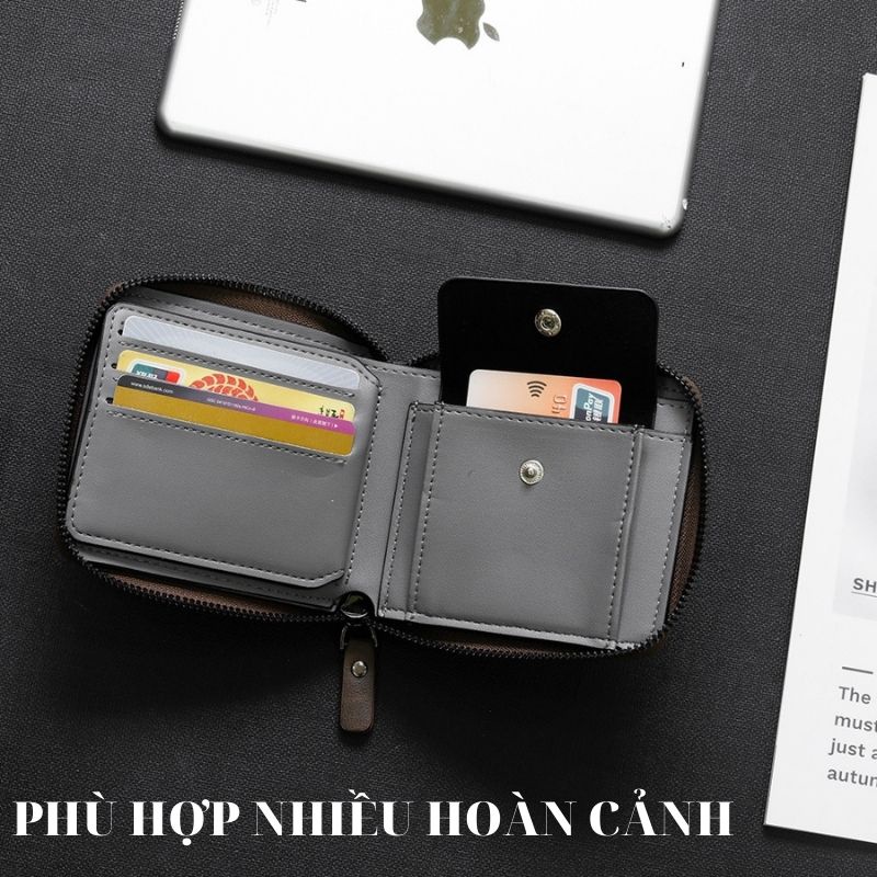 Ví cầm tay nam ⚡FREESHIP⚡da Lịch lãm, phong cách, bền đẹp. BH 12t Tặng Vớ nam 6U15