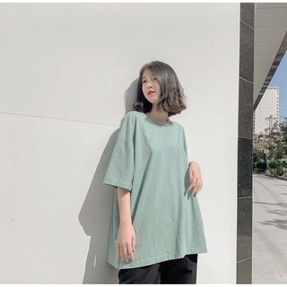 ÁO THUN trơn UNISEX (FREESHIP TOÀN QUỐC) Quần Áo form châu Âu rộng rộng nhé các cậu