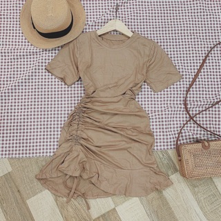 Đầm body rút hông