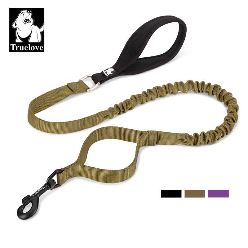 Dây dắt thú cưng đi dạo bằng nylon mềm có tay cầm đôi có thể thu gọn và kéo dài
