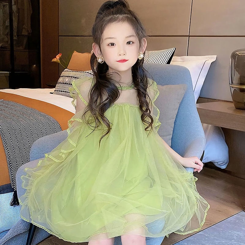 Đầm Công Chúa Mùa Hè Phong Cách Công Chúa Thời Trang Mới Cho Bé Gái