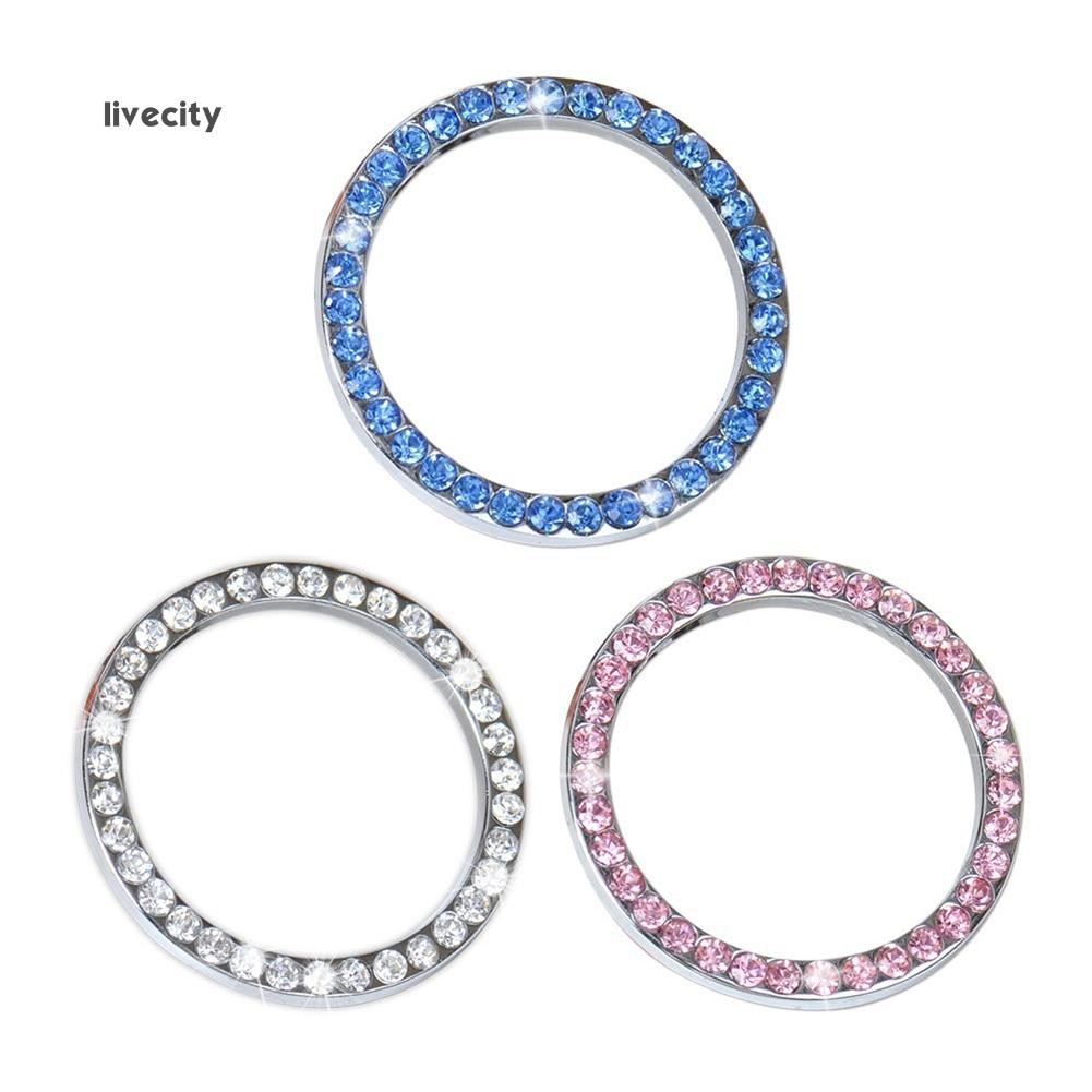 Vòng Đính Đá Trang Trí Nút Khởi Động Xe Hơi | BigBuy360 - bigbuy360.vn