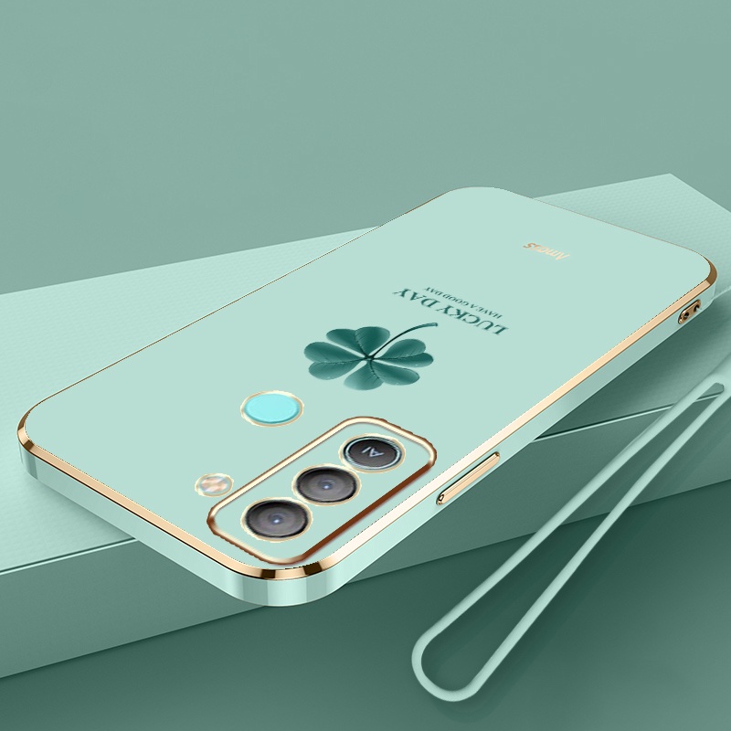 Ốp Điện Thoại Silicon Mạ Viền Sang Trọng Cho Tecno Pop 5 Lte BD4 BD4i BD4a