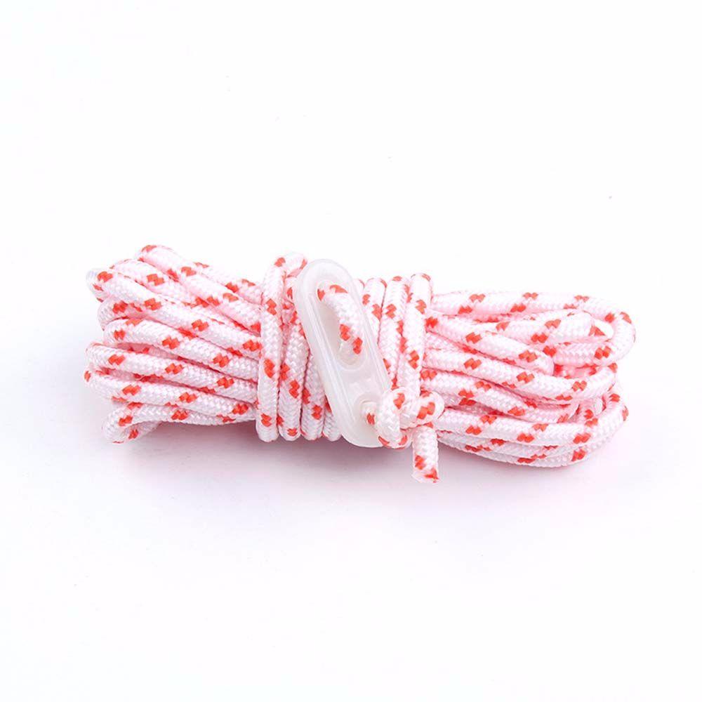 Danilo Set 10 Móc Khóa Dây Lều 3 Lỗ 4mm Điều Chỉnh Được Màu Dạ Quang