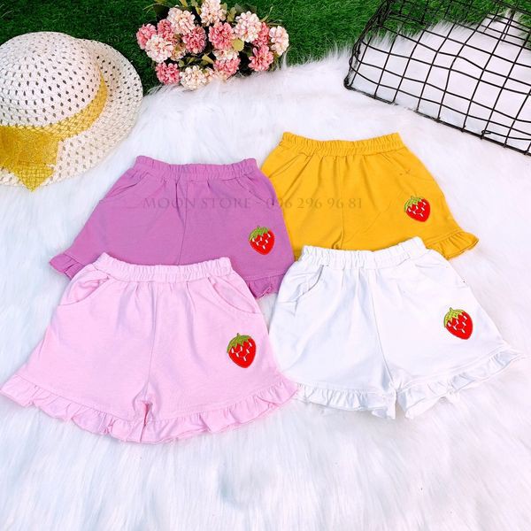 Quần sóc váy chất cotton cho bé gái QV4M