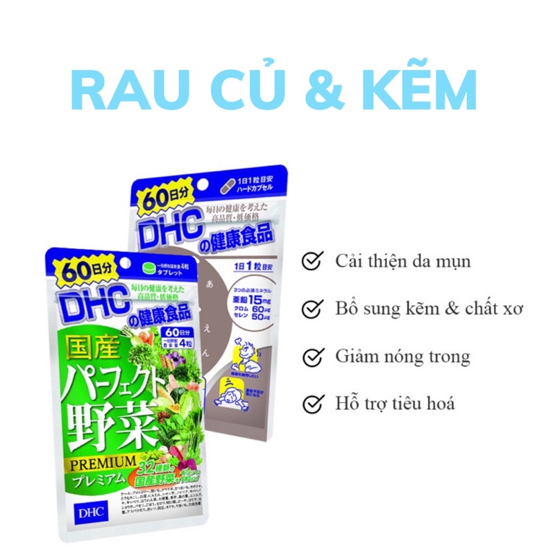 Bổ sung viên rau củ 32 loại (gói 60 ngày)