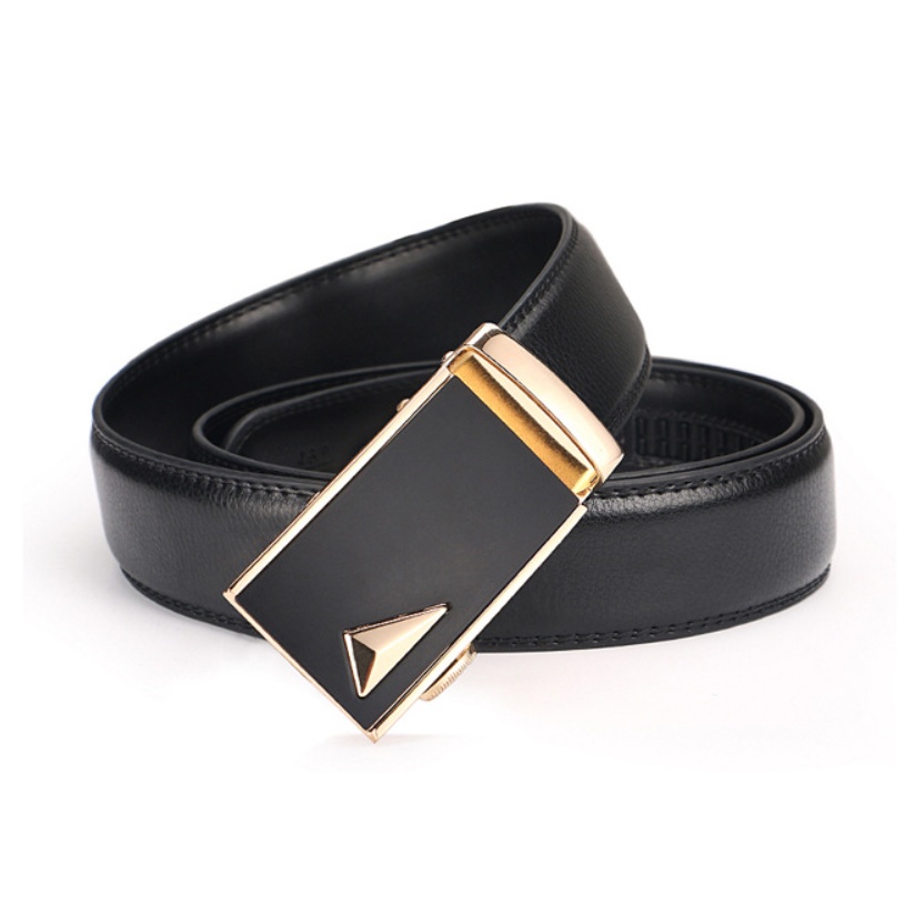 Thắt lưng nam 1 tam giác khóa tự động dây da cao cấp (Mã DDF07) - D&amp;D Fashion