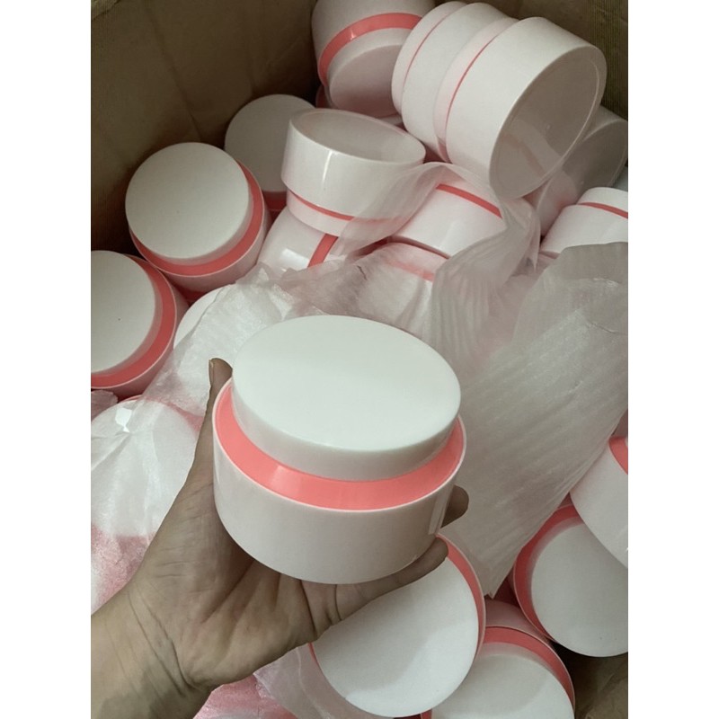 Hủ đựng kem 200g cổ viền đủ màu