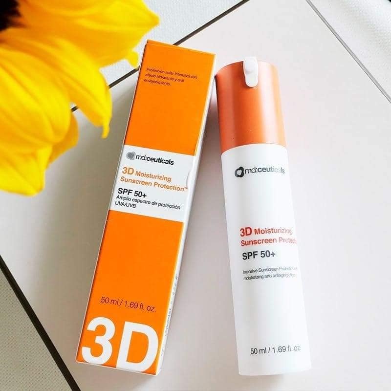 Kem Chống Nắng Vật Lý Giúp Dưỡng Ẩm & Bảo Vệ Da Sau Laser Md:ceuticals 3D Moisturizing Sunscreen SPF50+