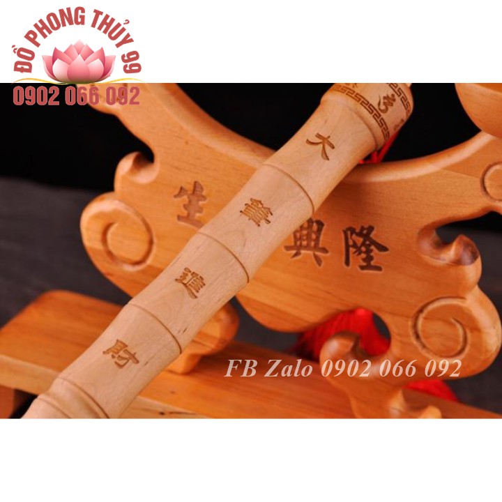 Bút Văn Xương gỗ đào - Vật phẩm phong thủy cầu sự nghiệp, thi cử, học vấn, công danh