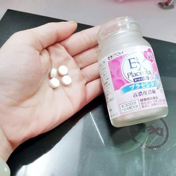 Viên uống trắng da, cấp nước Eitoh Ex Placenta 20 viên sô 1 Nhật Bản - Hàng chính hãng