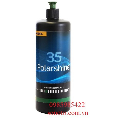 Xi Pas đánh bóng gốc nước Polarshine bước 2 Mirka P15 ( Sơn oto xe máy )