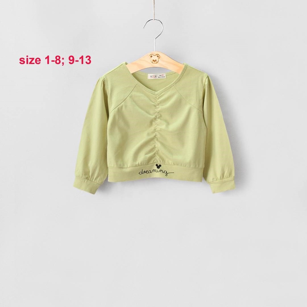 ÁO THUN DÀI TAY NHÚNG THÂN  DREAMING