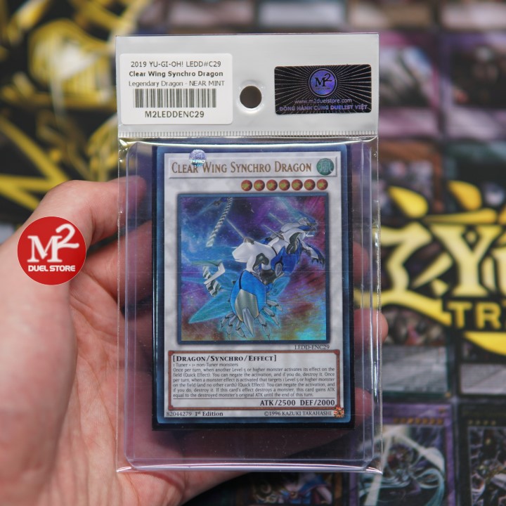 Thẻ bài YUGIOH Clear Wing Synchro Dragon - ULTRA RARE (Tặng bọc bài nhựa bảo quản)