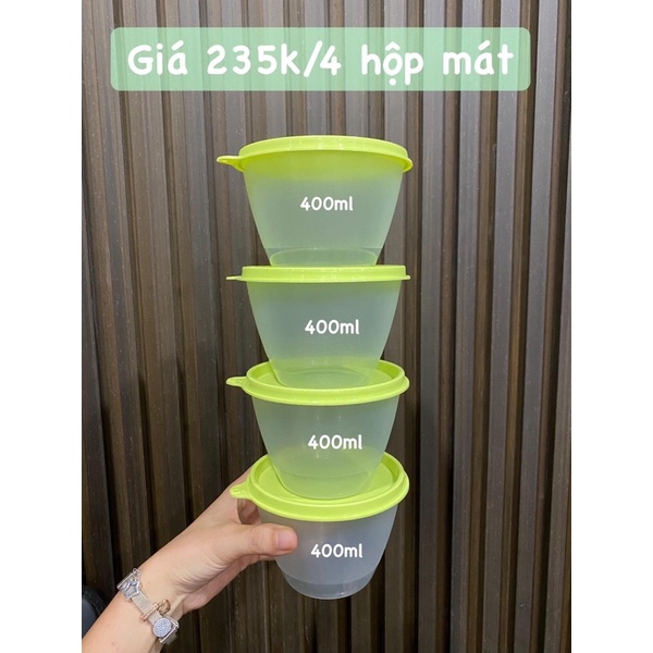 SET 4 HỘP MÁT 400ml TUPPERWARE