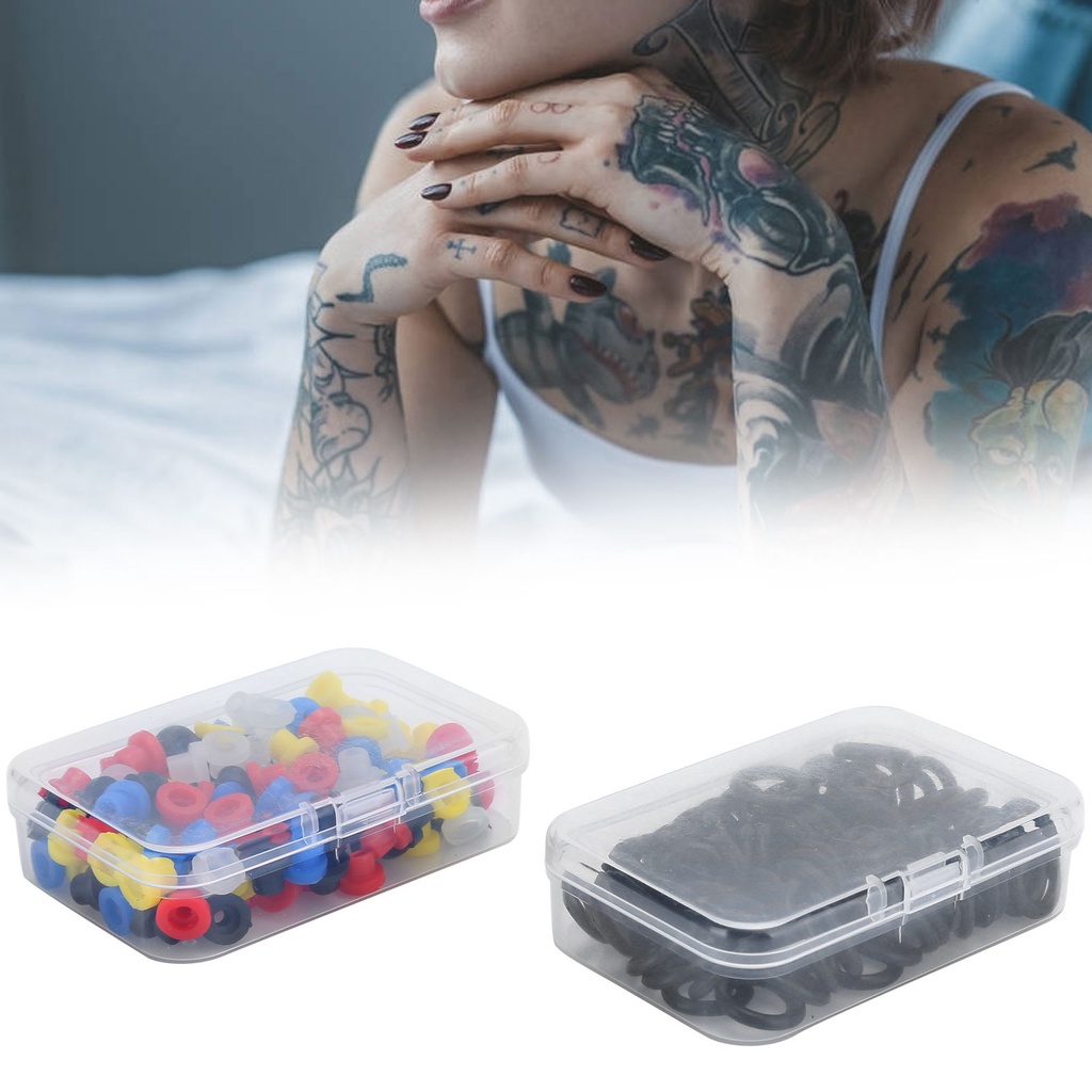 Bộ phụ kiện bằng silicon cho máy xăm chuyên nghiệp