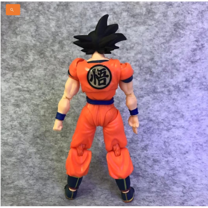 (Hết hàng) Mô hình khớp Songoku tóc đen 3 mặt Dragon ball 15cm