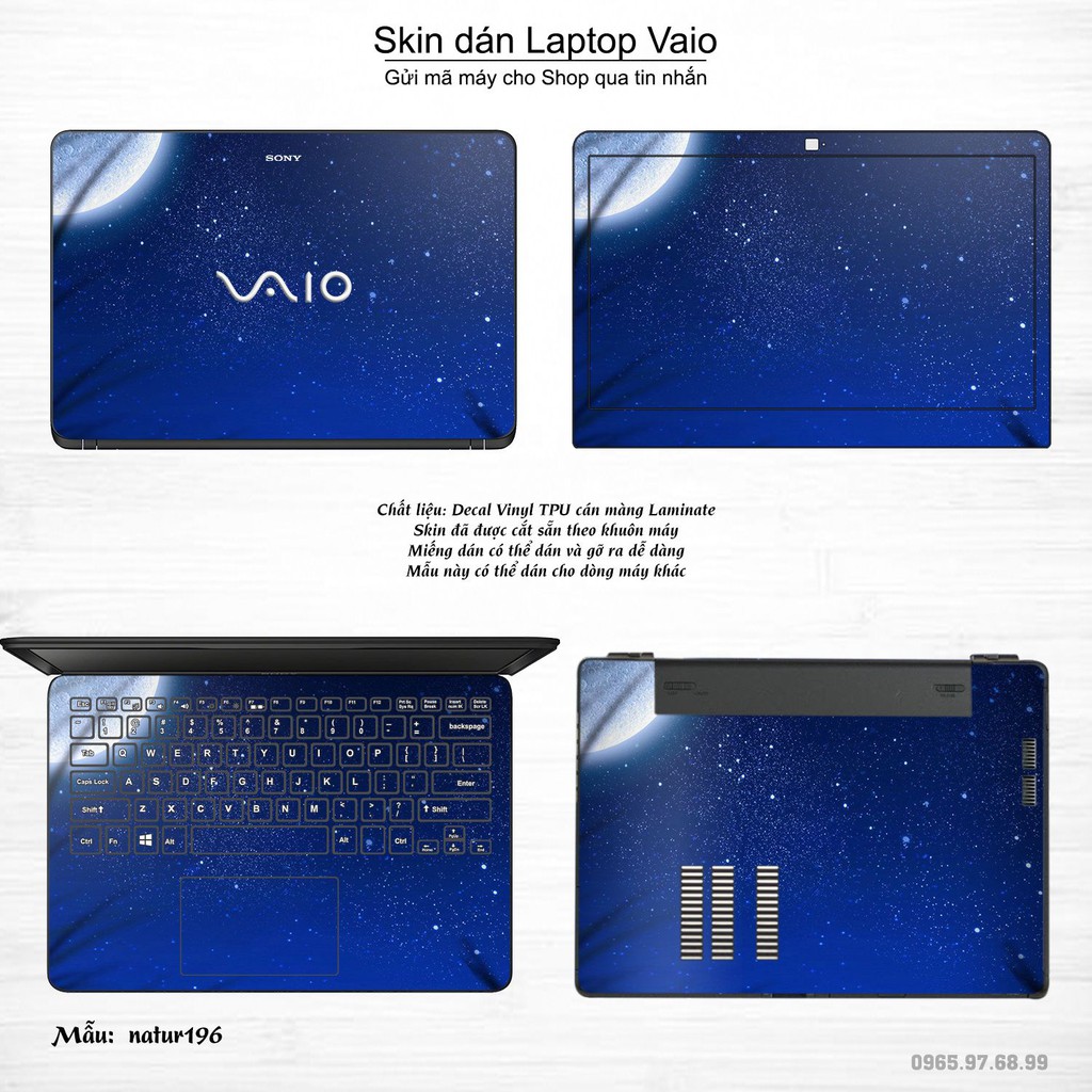 Skin dán Laptop Sony Vaio in hình thiên nhiên nhiều mẫu 7 (inbox mã máy cho Shop)