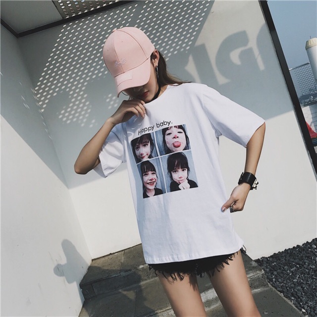 [HÌNH THẬT] Áo thun nữ cotton cổ tròn ngắn tay siêu chất | BigBuy360 - bigbuy360.vn