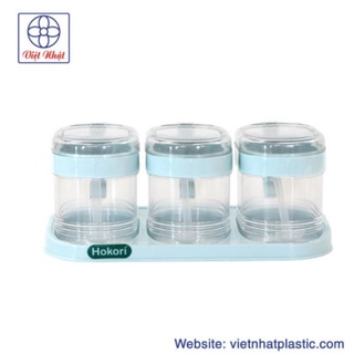 Lọ đựng gia vị Việt Nhật (Bộ 3 lọ)
