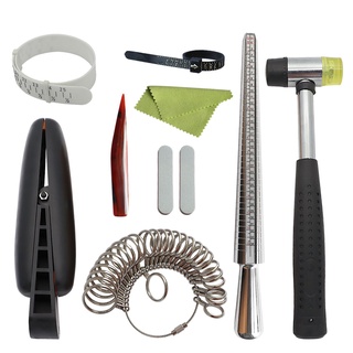 Bộ 10 dụng cụ đo kích cỡ nhẫn chuyên dụng