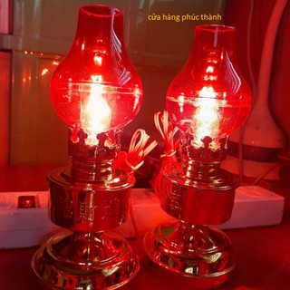 đèn dầu thờ điện ( nhựa )